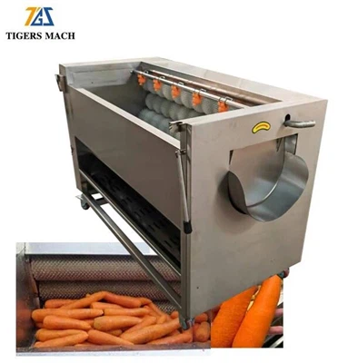 Jak czyścić marchewki za pomocą pralki do marchwi?